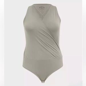 Torrid Super Soft Surplice Strappy Bodysuit